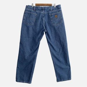 CARHARTT Relaxed Fit Straight Leg Medium Wash Denim Blue Jeans MEN’S W40 L30